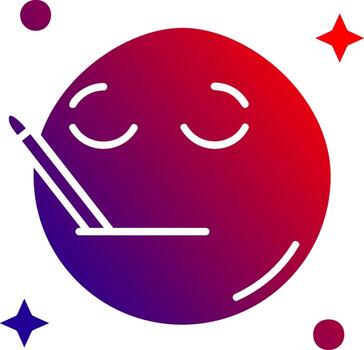 Sick Solid Gradient Icon vector