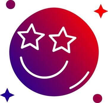 Famous Solid Gradient Icon vector