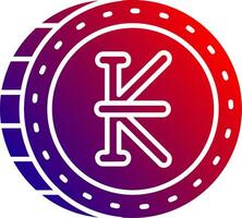 dormir sólido degradado icono vector