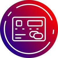Pay Solid Gradient Icon vector