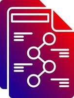 Infographics Solid Gradient Icon vector