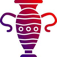 Vase Solid Gradient Icon vector