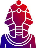 pharaoh Solid Gradient Icon vector