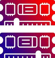 Ram Solid Gradient Icon vector