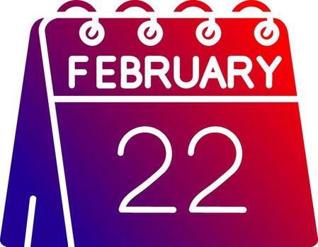 solid gradient icon vector