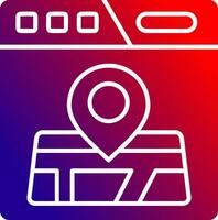solid gradient icon vector