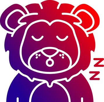 sólido degradado icono vector