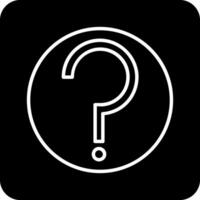 Question Mark Vector Icon