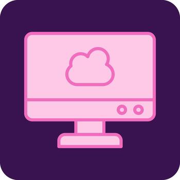 Cloud Computing Vector Icon