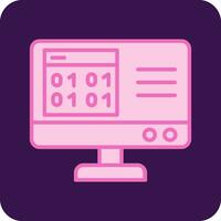 Binary Code Vector Icon