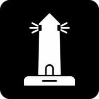 icono de vector de faro