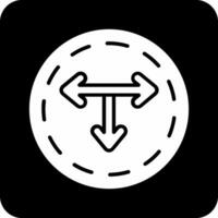 T Junction Vector Icon