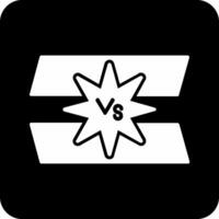 versus icono de vector