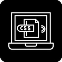 icono de vector de css