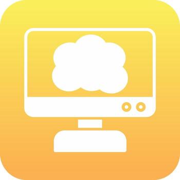 Cloud Computing Vector Icon