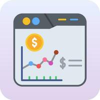 Stock Market Vector Icon