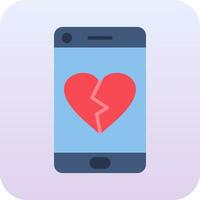 Heart Break Vector Icon