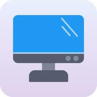 Monitor Screen Vector Icon