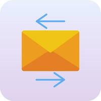 enviar icono de vector de correo