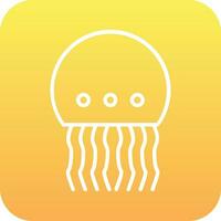 Jellyfish Vector Icon