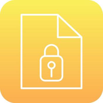 icono de vector de seguridad de datos