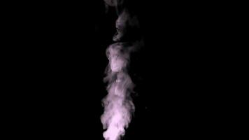 Fumo effetto con nero sfondo video