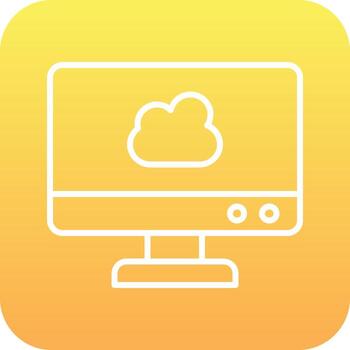 Cloud Computing Vector Icon