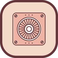 Extractor Line filled sliped Icon vector