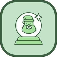 Jingle bell Line filled sliped Icon vector