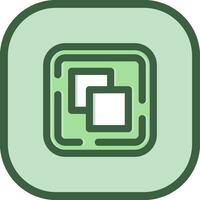 Drag and drop Line filled sliped Icon vector