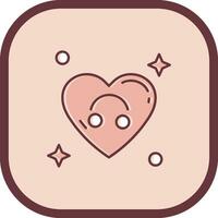 FALSE Line filled sliped Icon vector