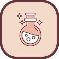 Potion Line filled sliped Icon vector