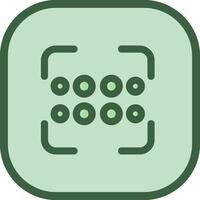 Reorder dots horizontal Line filled sliped Icon vector