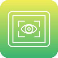 Eye Scanner Vector Icon