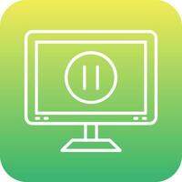 Pause Button Vector Icon
