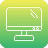 Monitor Screen Vector Icon