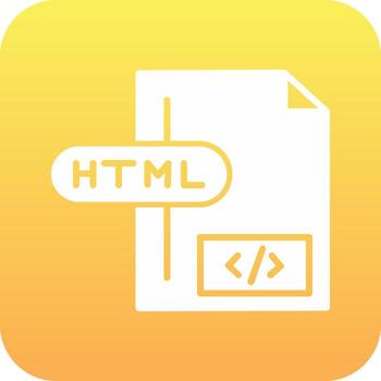 Html File Vector Icon