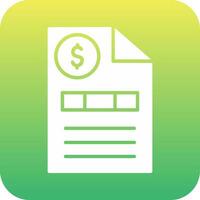 Invoice Vector Icon