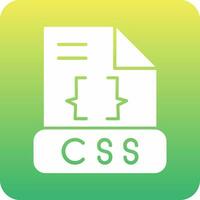 icono de vector de css