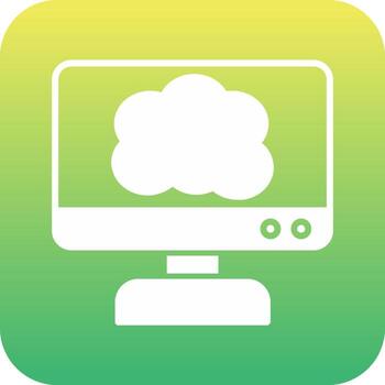 Cloud Computing Vector Icon