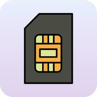 sim Vector Icon