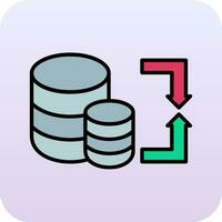 Data Migration Vector Icon