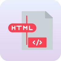 icono de vector de archivo html