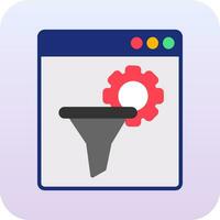 web mantenimiento vector icono