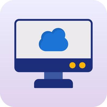 Cloud Computing Vector Icon