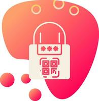 Smart Padlock Vector Icon