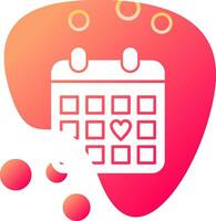 icono de vector de calendario