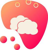 icono de vector de nube