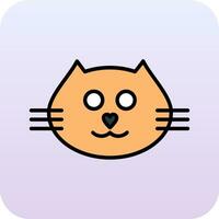 Cat face Vector Icon