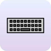 icono de vector de teclado